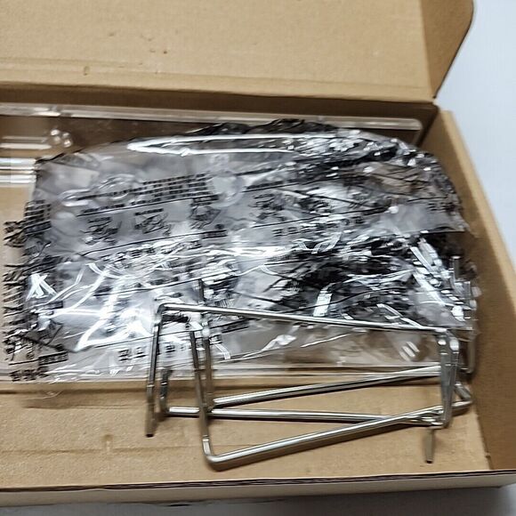 4 Set Pegboard Shelf Clear Acrylic Shelf with Metal Hooks Peg Board Organizer Ac - Picture 8 of 10